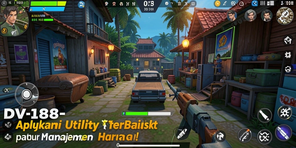 Tampilan aplikasi DV188 saat mengelola tugas harian dengan efisien.