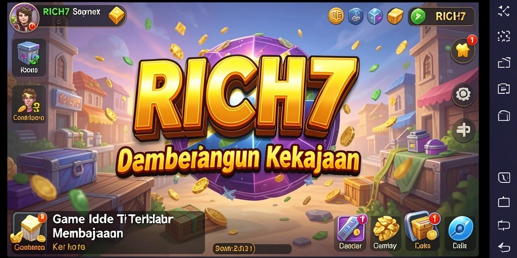 Tampilan menarik dari gameplay RICH7 yang memikat.