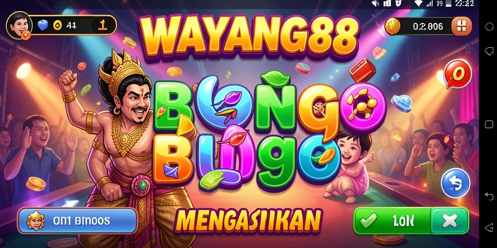 Tampilan gameplay Bingo yang seru dan interaktif di WAYANG88.
